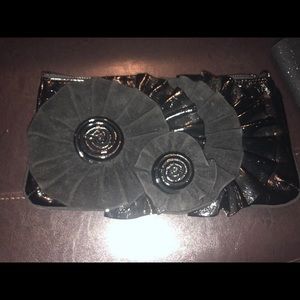 NINE WEST HANDBAG BLACK PATENT